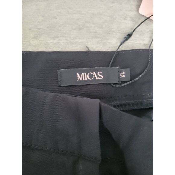 ‎Micas Wide Leg Suit Pants Black Size XL - Picture 9 of 11